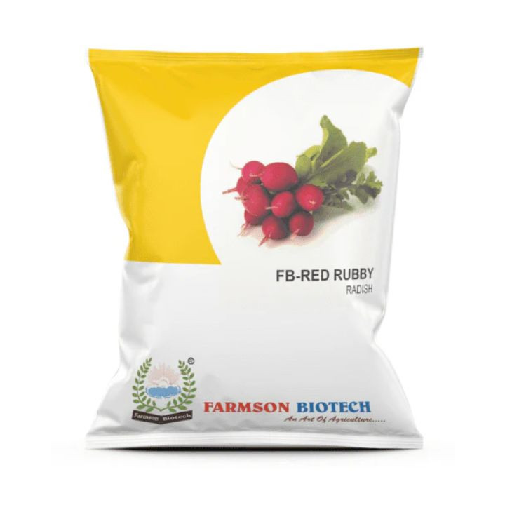 Farmson Biotech Red Rubby Red Radish Seeds