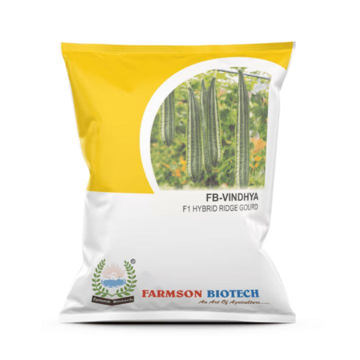 Farmson Biotech Vindhya F1 Hybrid Ridge Gourd Seeds