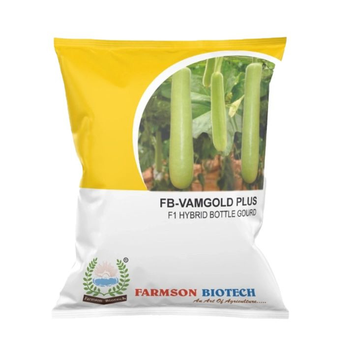 Farmson FB Vamgold Plus F1 Hybrid Bottle Gourd Seeds