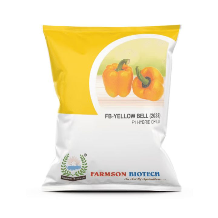 Farmson FB Yellow Bell 2033 F1 Hybrid Sweet Pepper Seeds