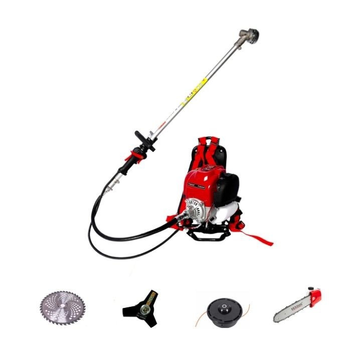Fenton Krishi 50cc Prime Back Pack Brush Cutter With Chainsaw (4in1)