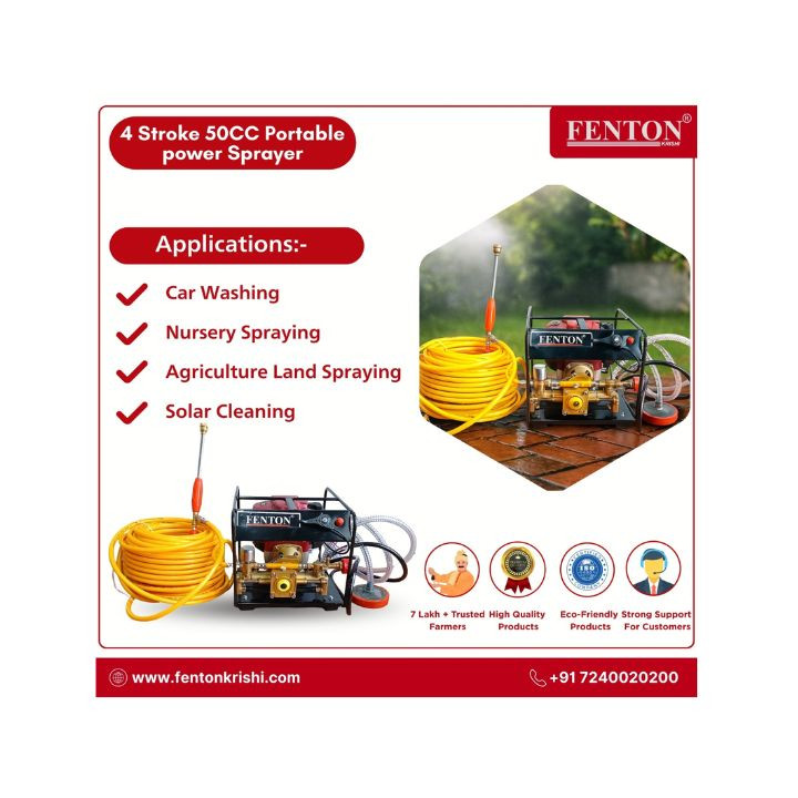 FENTON Krishi FPW-270 4 Stroke 270CC 9HP Heavy Duty Power Weeder – thumb