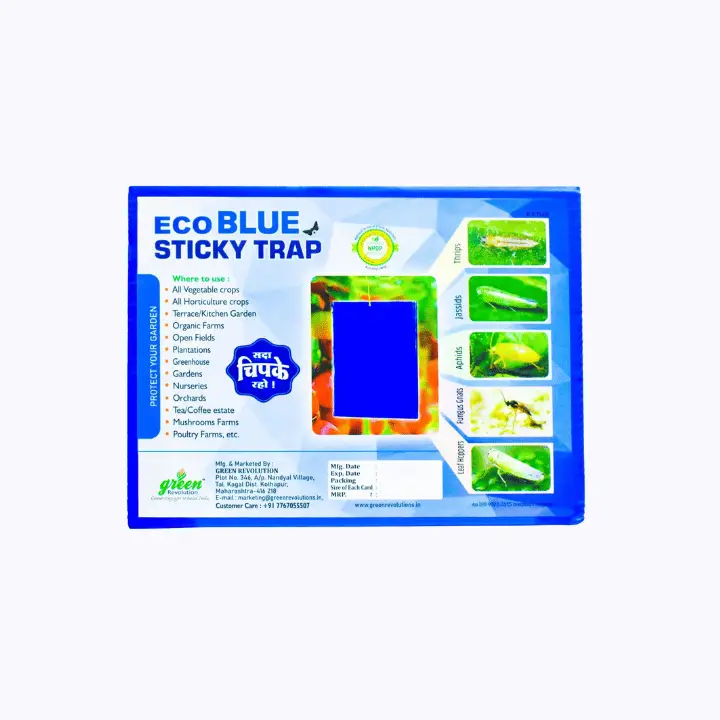 Green Revolution Eco Blue Sticky Trap – main view
