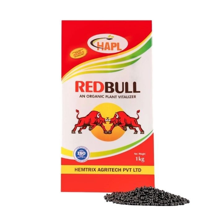 HAPL Red Bull Zyme Bio-Organic Granules for Soil & Crop Growth