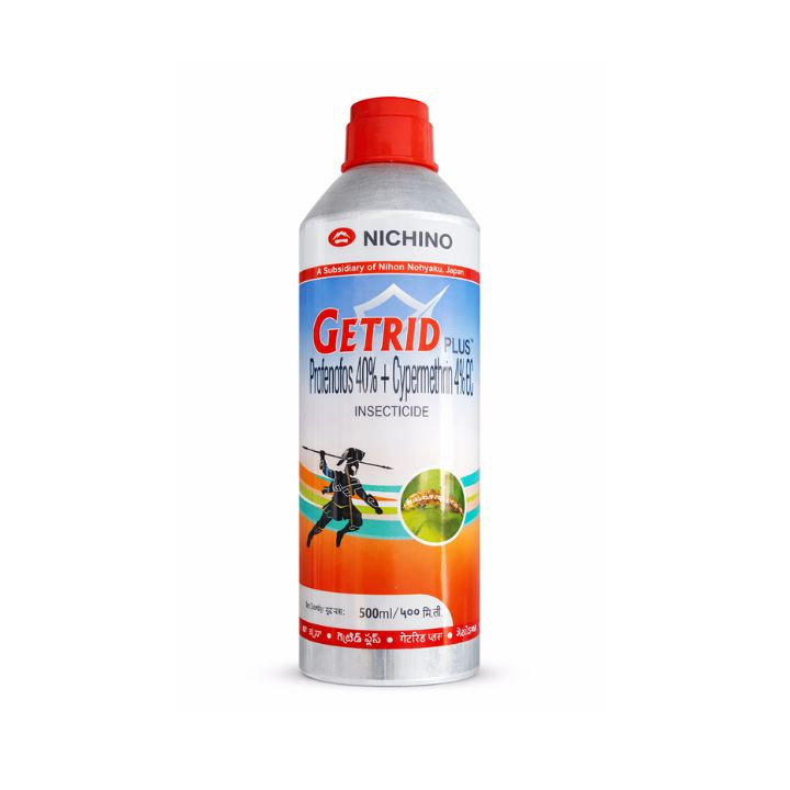 Nichino Getrid Plus Profenofos 40% + Cypermethrin 4% EC Insecticide