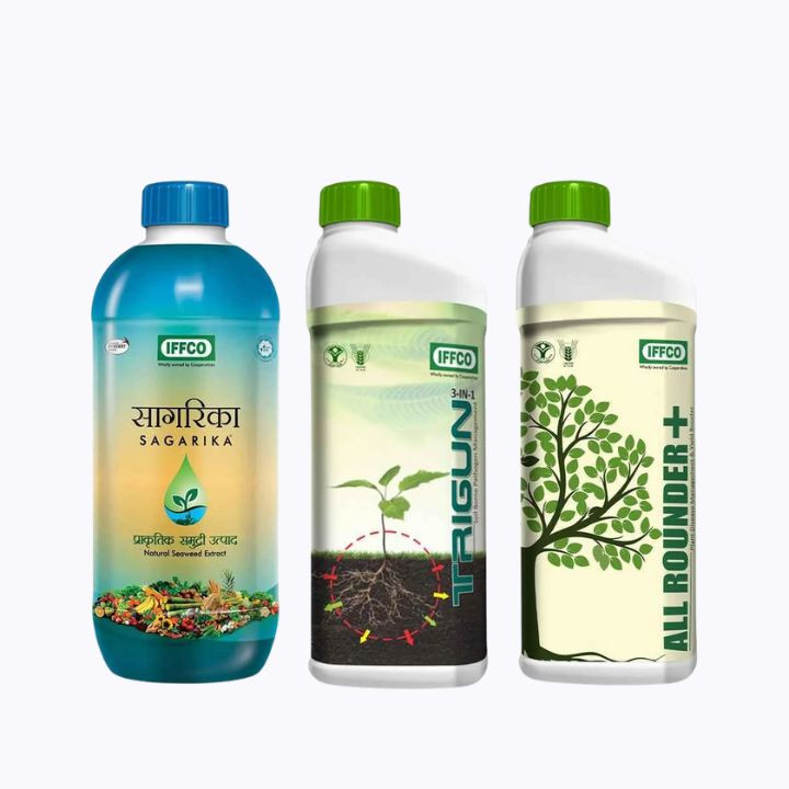 IFFCO Sagarika + Trigun + All Rounder Plus Combo Fertilizer