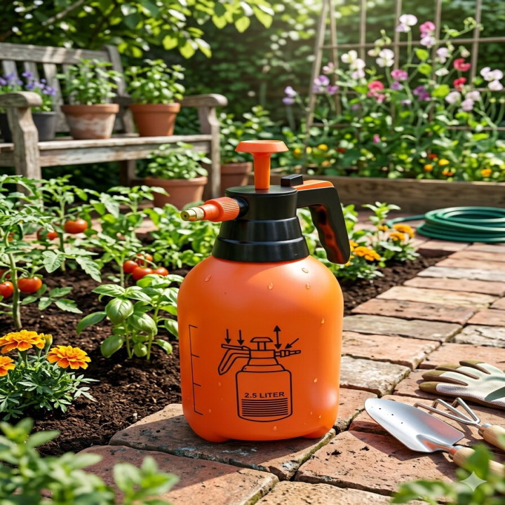 FARMIC Hand Compression Sprayer 2L Manual Pressure Sprayer – thumb