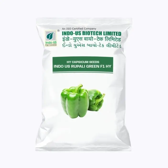 Indo-Us Rupali Green Capsicum Seeds