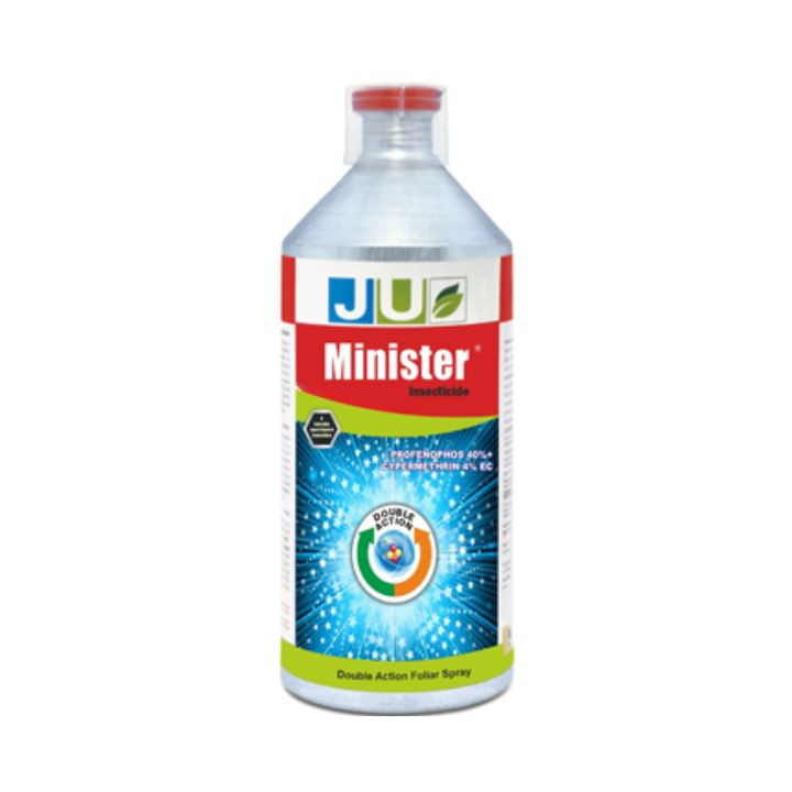 JU Minister Insecticide – Profenofos 40% + Cypermethrin 4% EC
