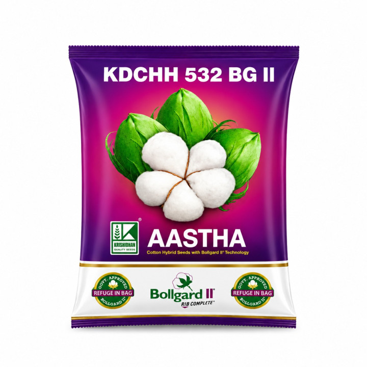 Krishidhan Aastha Kdchh 532 Bg Ii Hybrid Cotton Seeds