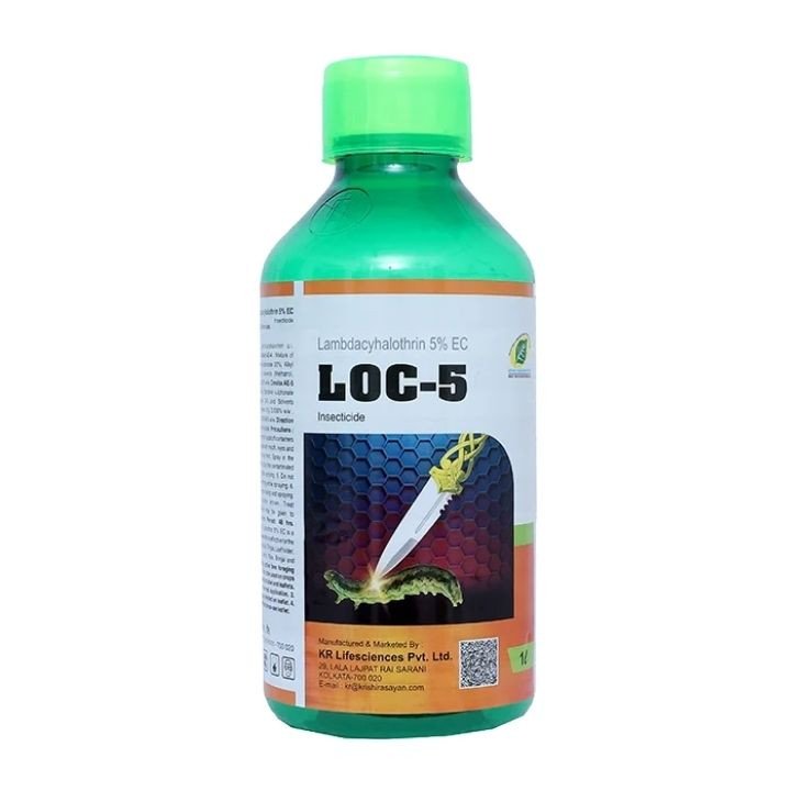 Krishi Rasayan LOC-5 Insecticide - Lambda Cyhalothrin 5% EC