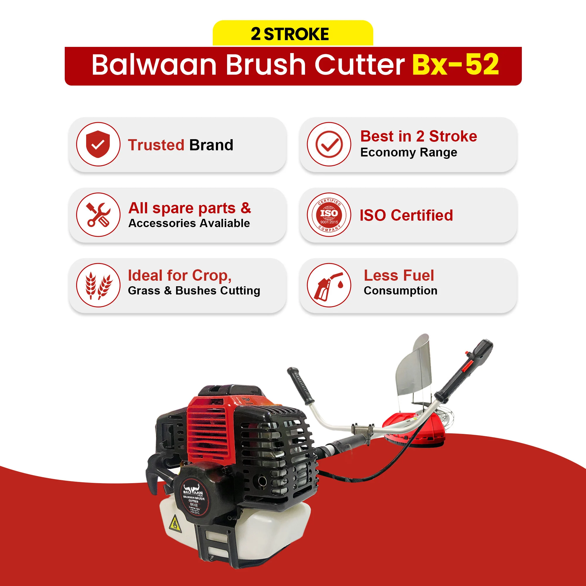 Balwaan Side Pack BX 52 Brush Cutter – thumb