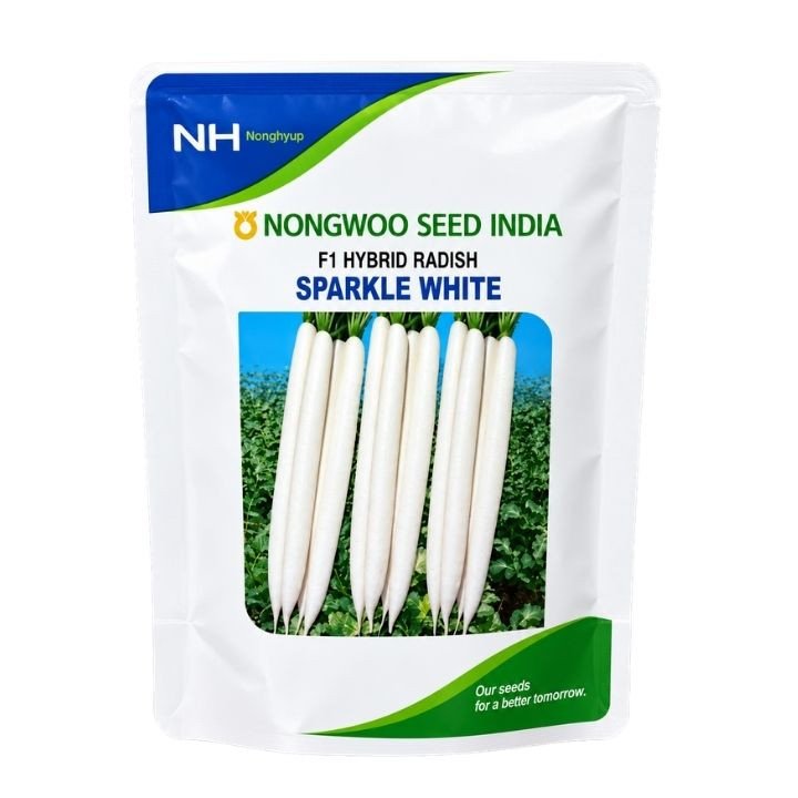 Nongwoo Seed Sparkle White F1 Hybrid Redish