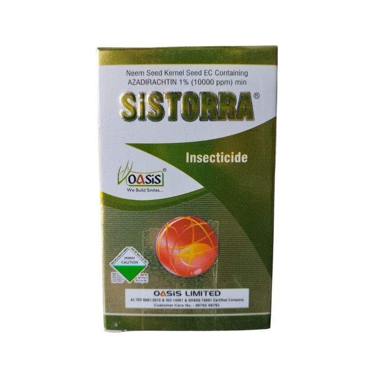 Oasis limited sistora azadirachtin 1% insecticide