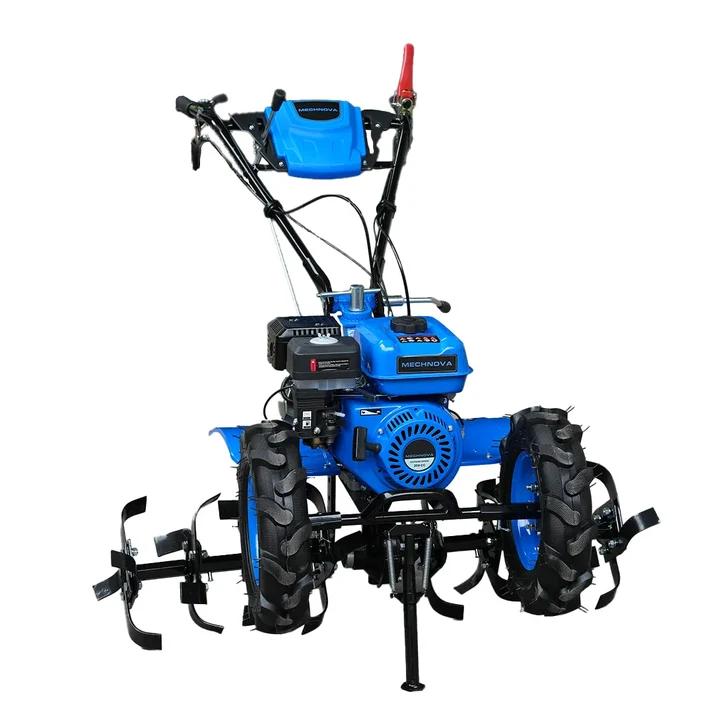 Mechnova 7 HP Petrol Power Weeder Tube Tyre with Side Disc 208cc MT-900GAS-208CC – thumb