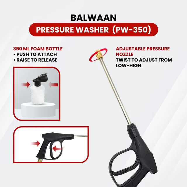 Balwaan Pressure Washer PW-350 – thumb