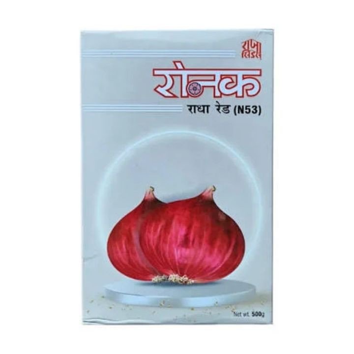 Raja Seeds Ronak Radha Red N-53 Onion Seeds