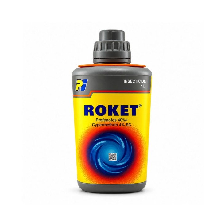 PI Roket Profenofos 40% + Cypermethrin 4% EC Insecticide