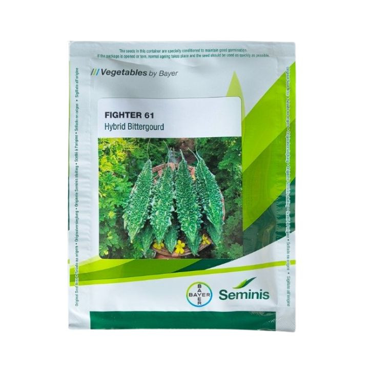 Seminis Fighter 61 Hybrid Bitter Gourd (Karela) Seeds