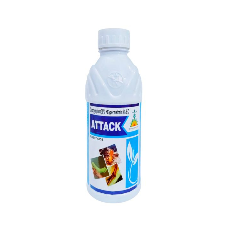 Shurbans Attack Chlorpyriphos 50% + Cypermethrin 5% EC Insecticide