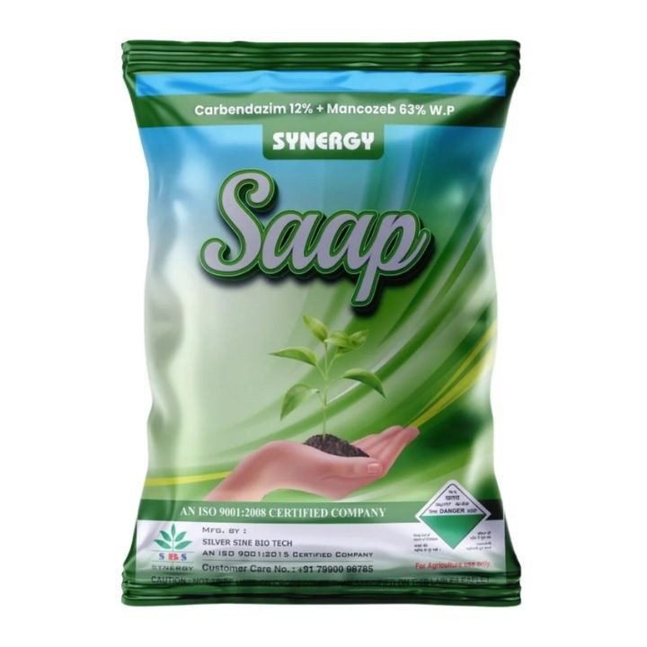 Silver Sine Saap Carbendazim 12% + Mancozeb 63% WP Fungicide