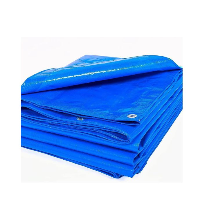 Singhal Blue Tarpaulin Sheet 16x24 ft 170 GSM Heavy Duty Waterproof