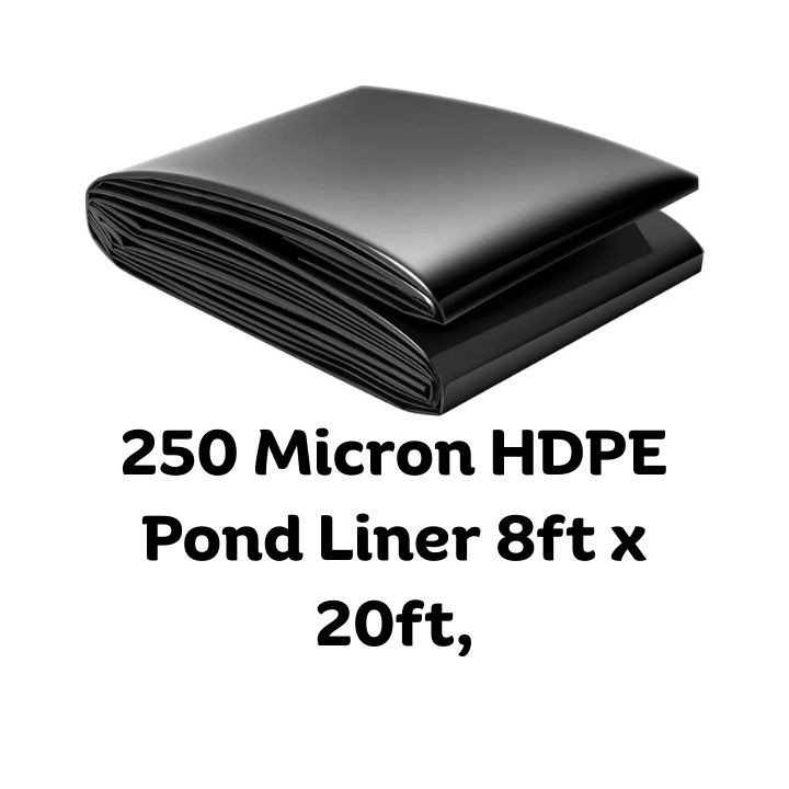 Singhal HDPE Pond Liner Sheet Heavy Duty Black (250 & 300 Micron Options) – thumb