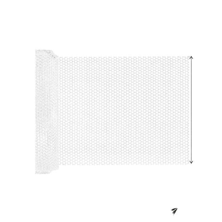 Singhal Tree Guard Net White 4 Ft Height (5–25 Ft Length Options)
