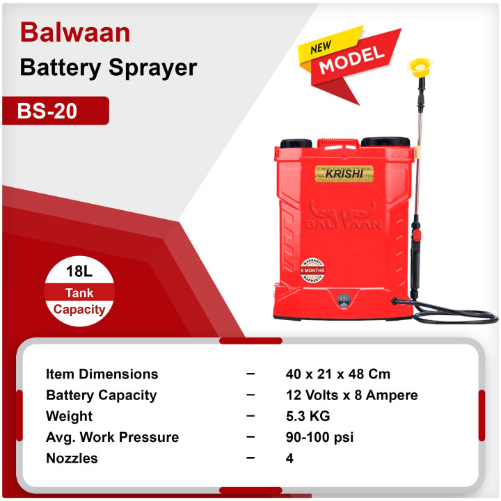 Balwaan BS-20 Battery Sprayer – thumb