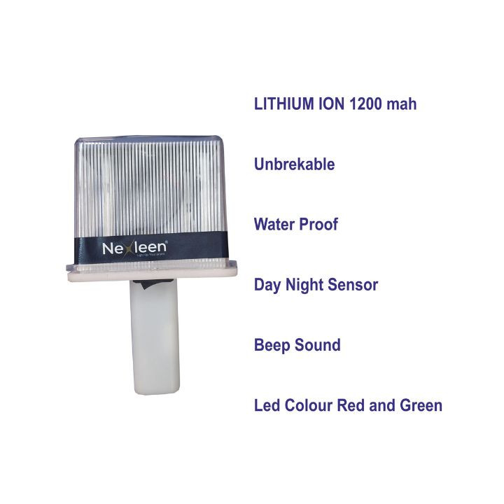 Smart Solar LED Light Repelling Device – 6V with 1200 mAh Lithium Ion Battery – thumb
