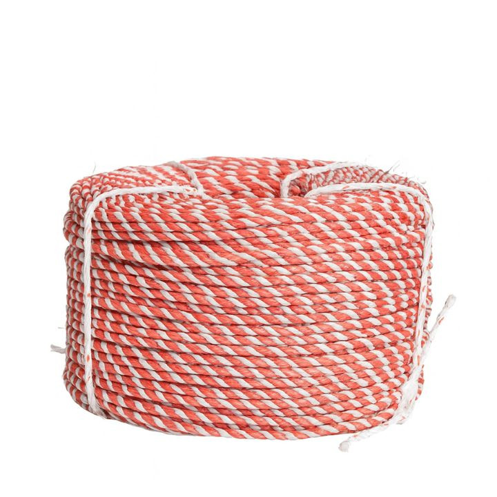 Singhal PP Rope 6MM Red & White Heavy Duty