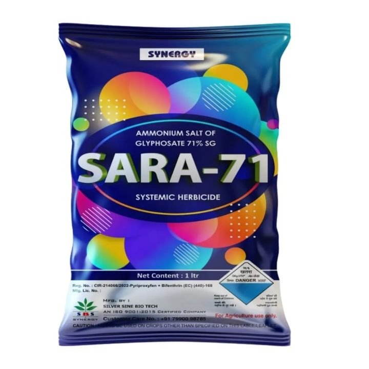 Synergy Sara-71 Ammonium Salt of Glyphosate 71% SG Herbicide