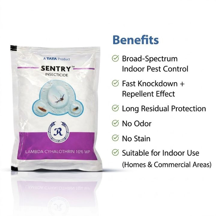 Tata Rallis Sentry Insecticide - Lambda Cyhlothrin 10% WP – thumb