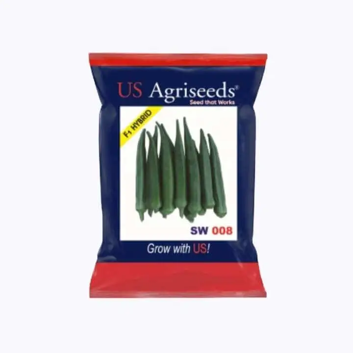 US Agriseeds SW 008 Okra Seeds - 100 gms – main view
