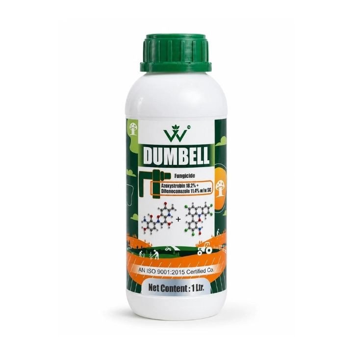 Water Agro Life Dumbell Fungicide – Azoxystrobin 18.2% + Difenoconazole 11.4% w/w SC