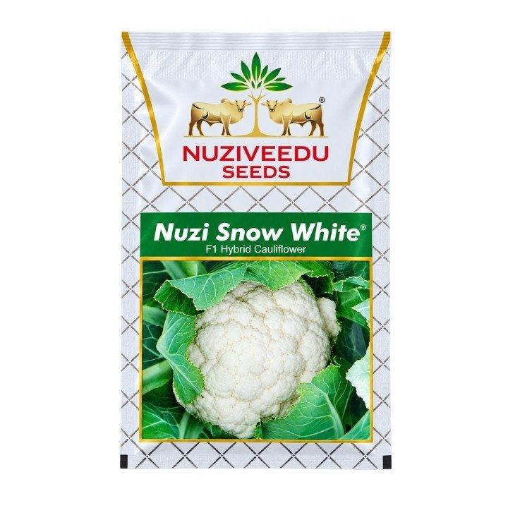 Nuziveedu Seeds Nuzi Snow White F1 Hybrid Cauliflower Seeds