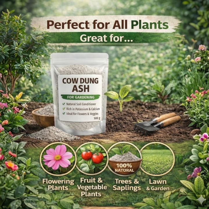 Wood Ash Natural Soil Booster – Chemical Free Mineral-Rich Soil Amendment – thumb