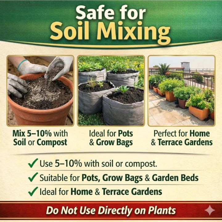 Wood Ash Natural Soil Booster – Chemical Free Mineral-Rich Soil Amendment – thumb